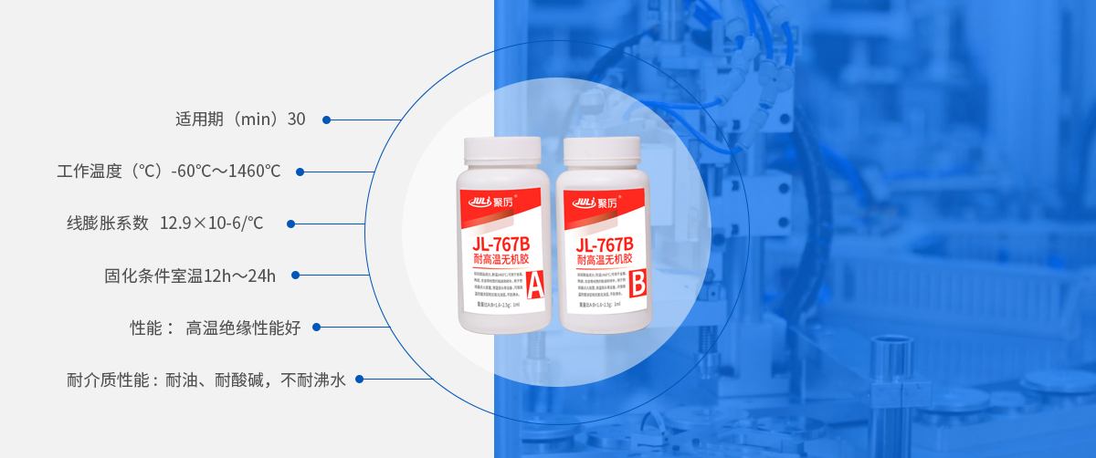 耐高溫?zé)o機(jī)膠粘劑產(chǎn)品參數(shù)